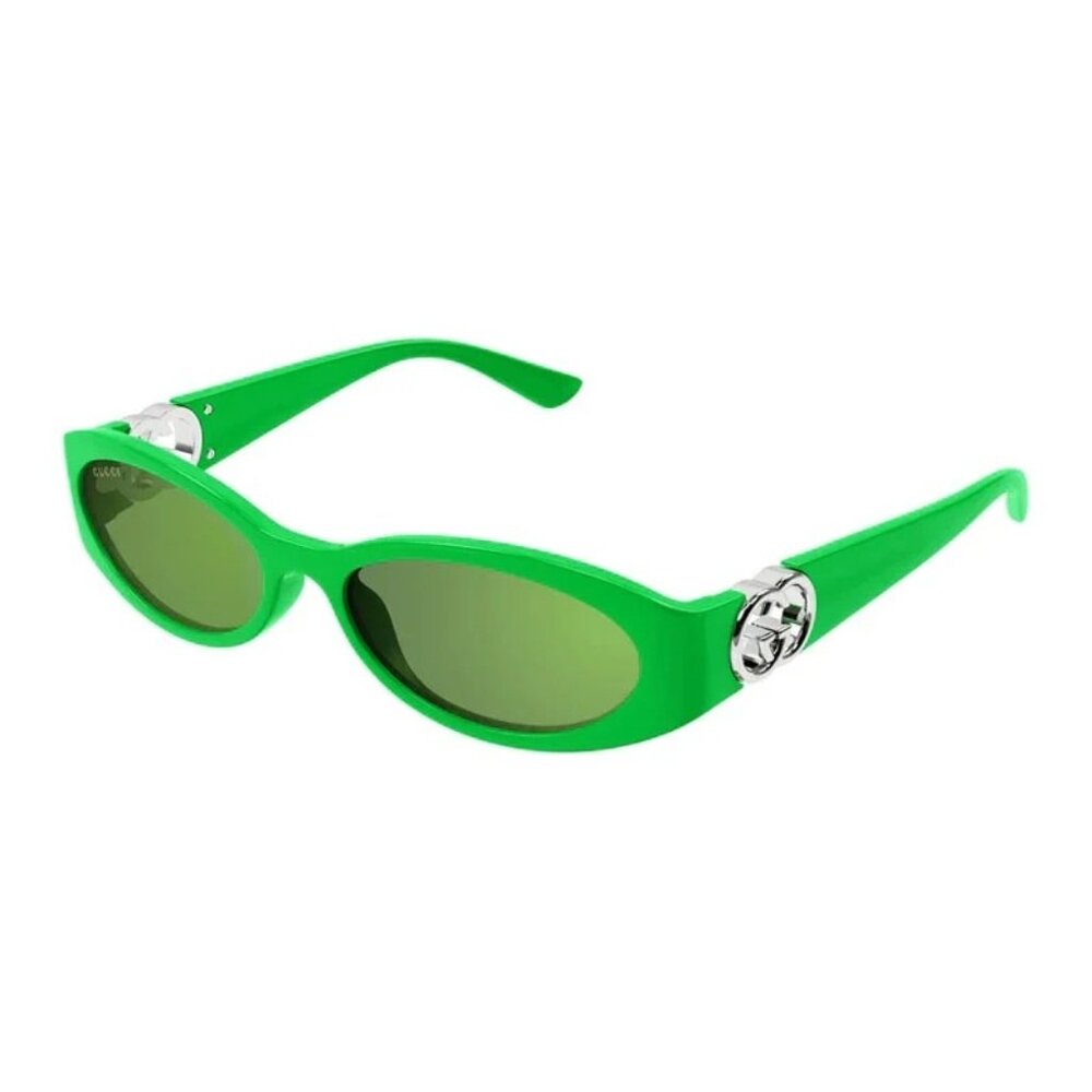 NEW GUCCI SUNGLASSES GREEN WOMEN EYEWEAR GUCCI - Picture 1 of 4